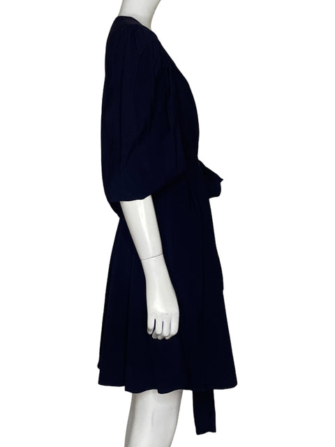 Vestido Claudie Pierlot Envolvente Azul - Talla L