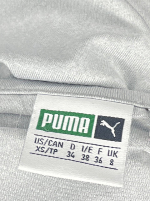 Suéter Puma Cremallera Gris-Talla XS