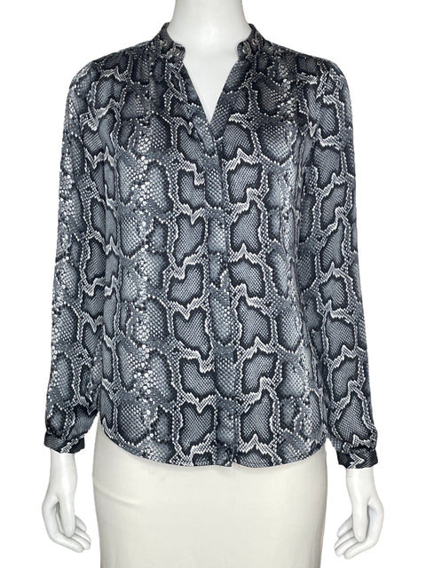 Camisa Michael Kors Animal Print gris-Talla S