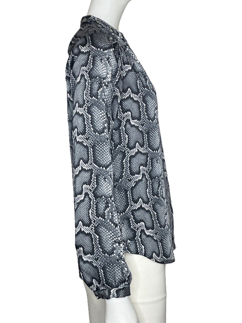 Camisa Michael Kors Animal Print gris-Talla S