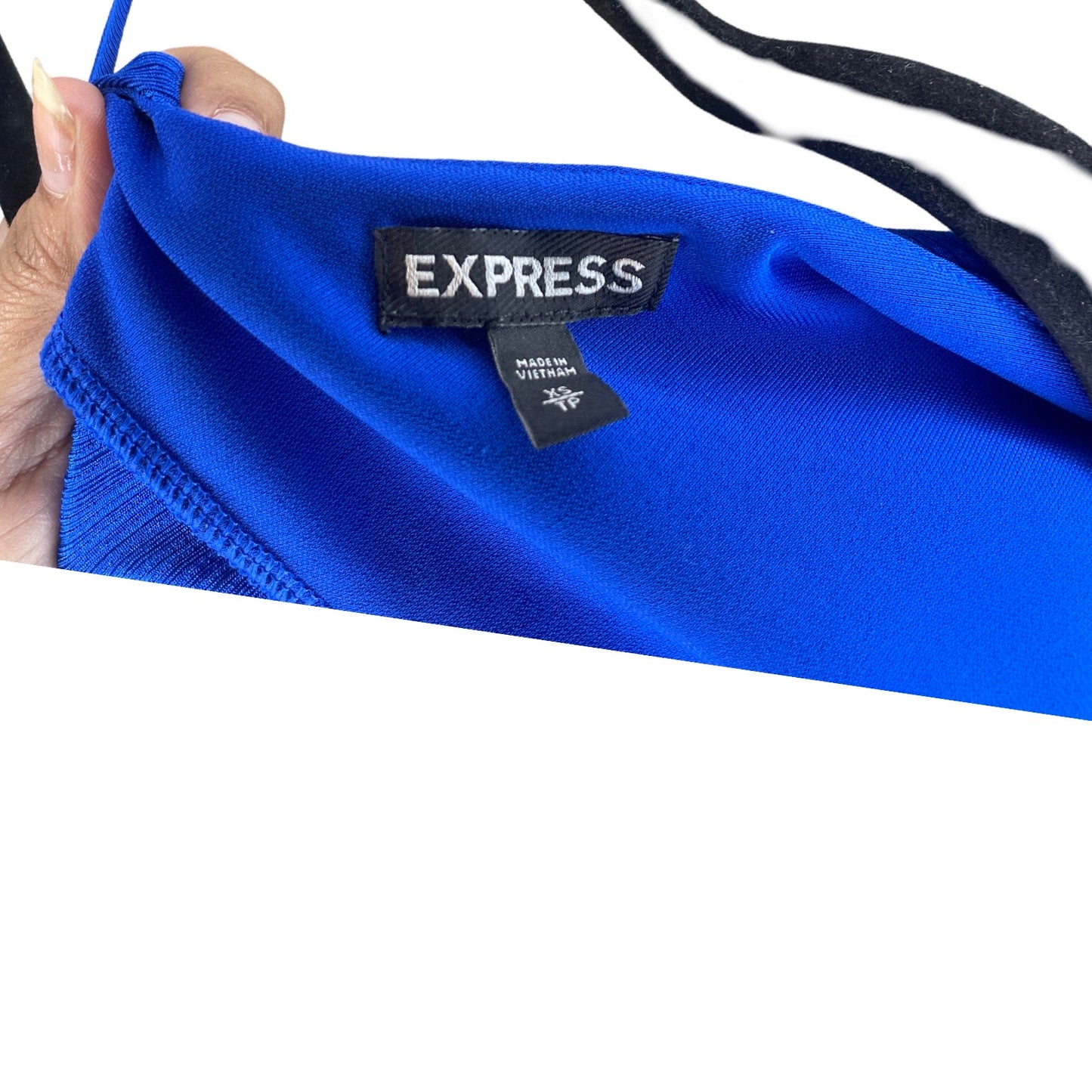 Blusa EXPRESS Tiras Azul - Talla XS