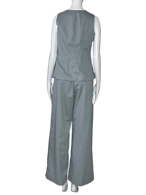 Set Grau Bolsillo+Pantalon Gris-Talla S