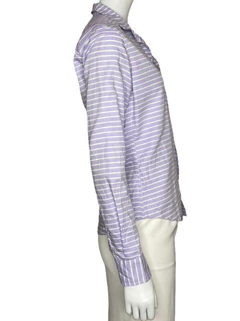 Camisa Frank & Eileen Rayas Morado-Talla XS