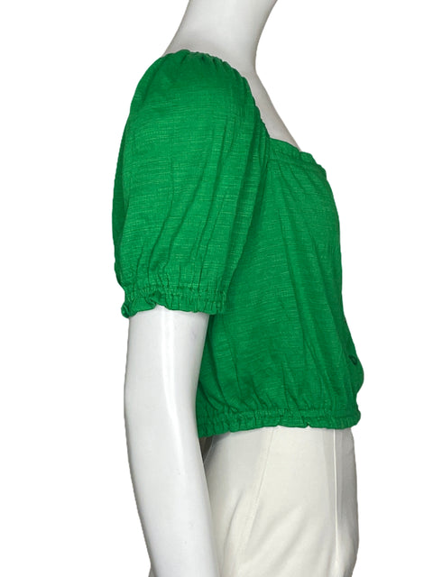 Blusa MNG Crop Verde-Talla M