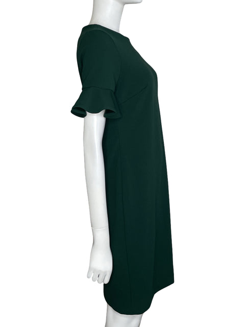 Vestido Calvin Klein Mangas Fluidas Verde-Talla 4