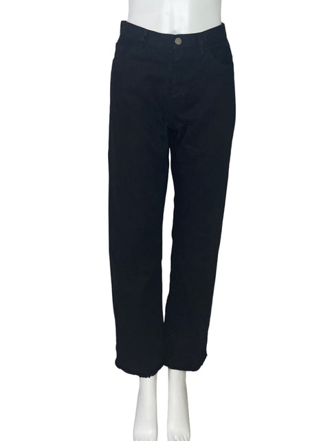 Pantalón Massimo Dutti Denim Recto Negro-Talla 38