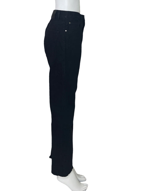 Pantalón Massimo Dutti Denim Recto Negro-Talla 38