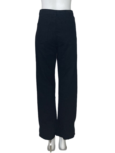 Pantalón Massimo Dutti Denim Recto Negro-Talla 38
