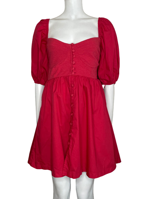 Vestido Maeve By Anthropology Mini Rosado-Talla M