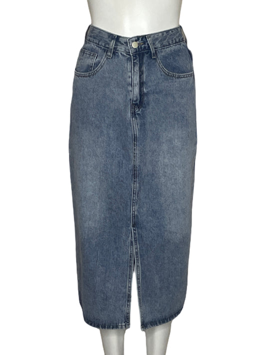 Falda Hellomolly Midi Azul - Talla XS