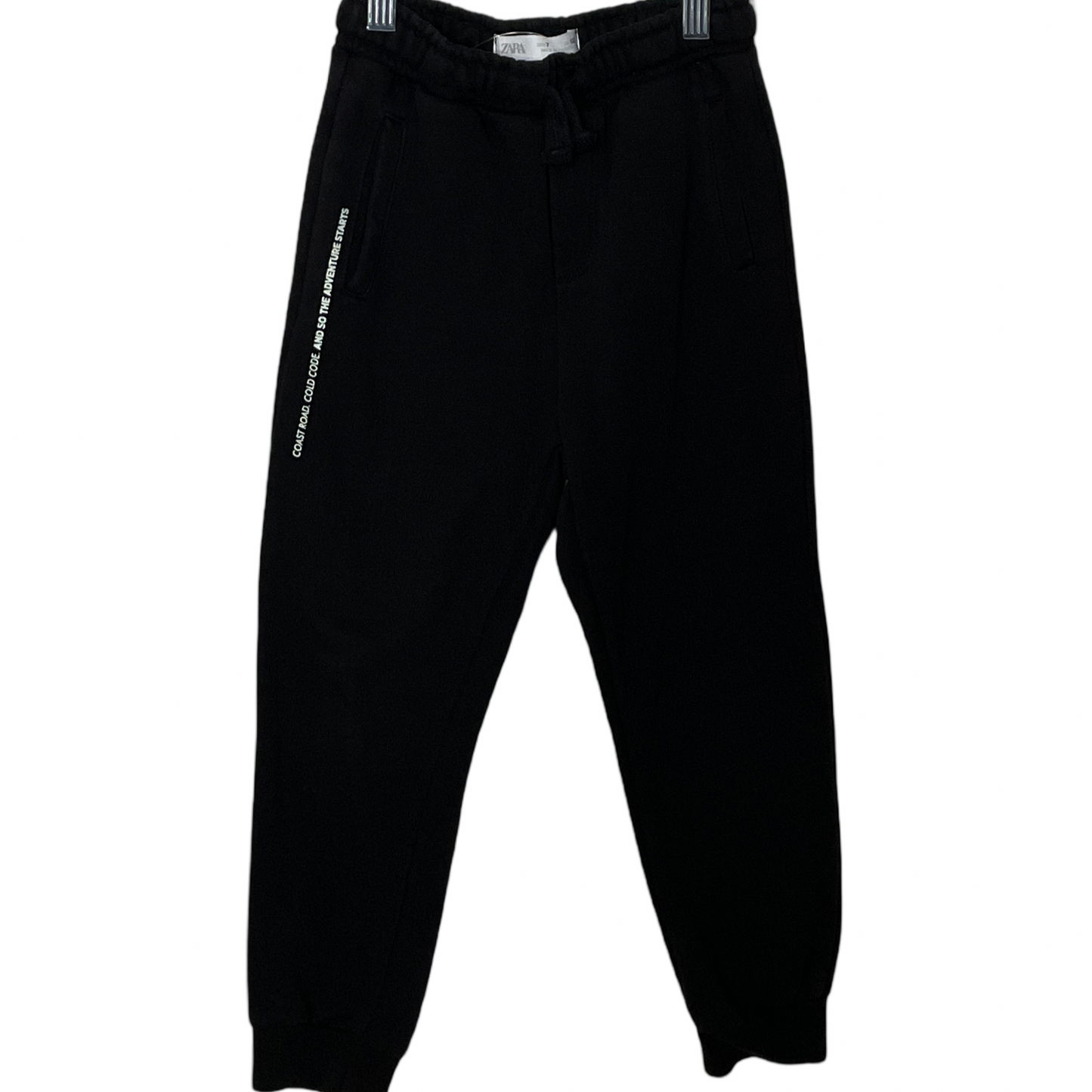 Pantalón Zara Jogger Negro-Talla 7