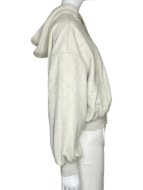 Abrigo Zara Zipper Beige-Talla XS