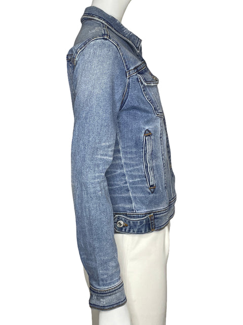 Chaqueta Zara Denim Azul-Talla XS