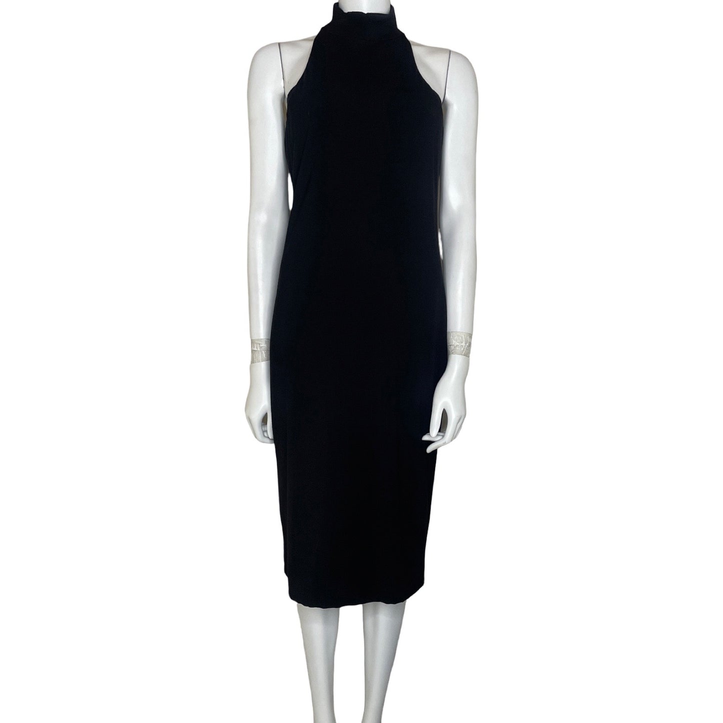 Vestido HATCH Halter Fluido Negro - Talla M