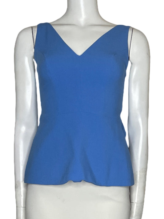 Blusa BCBG Cinturón Azul - Talla XXS