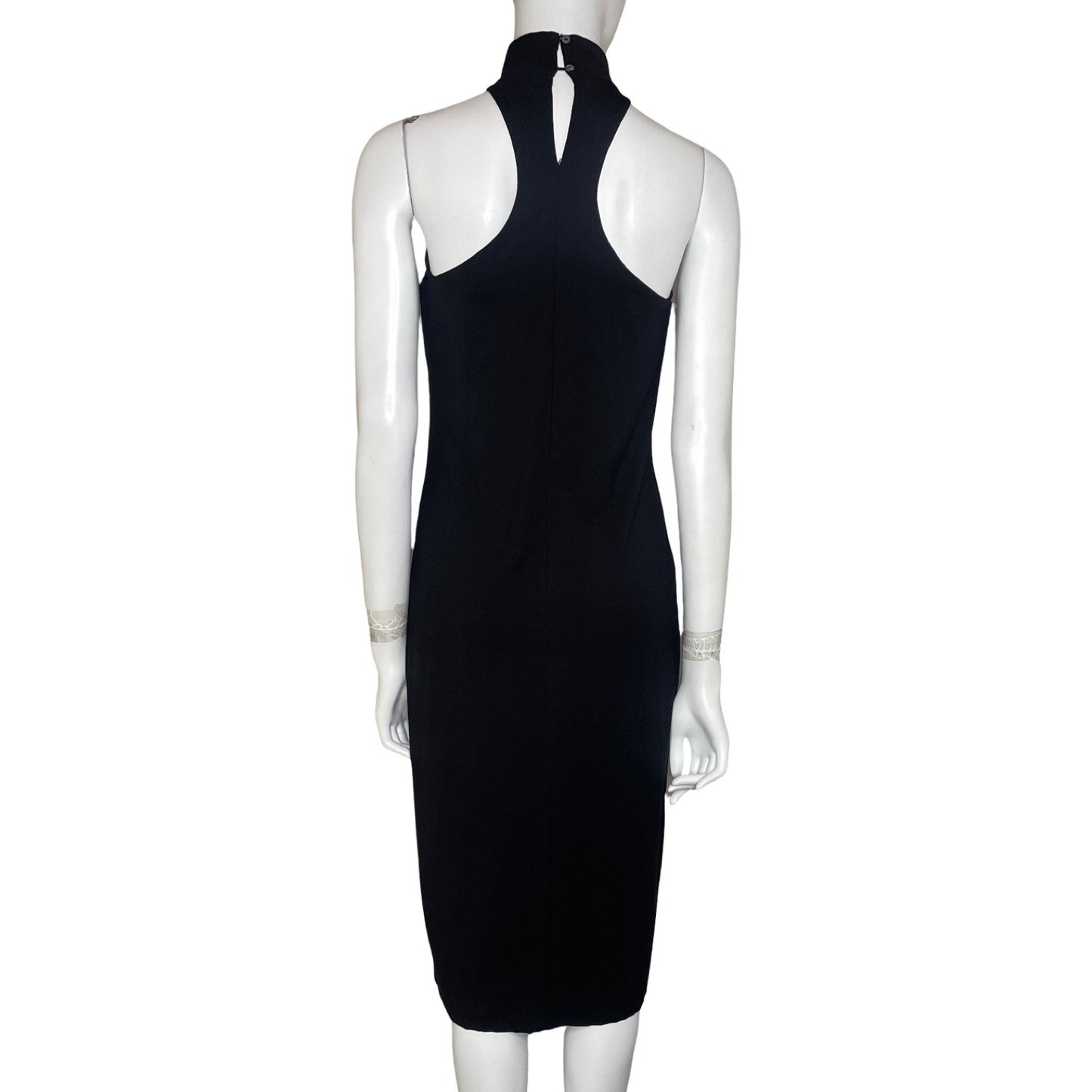 Vestido HATCH Halter Fluido Negro - Talla M