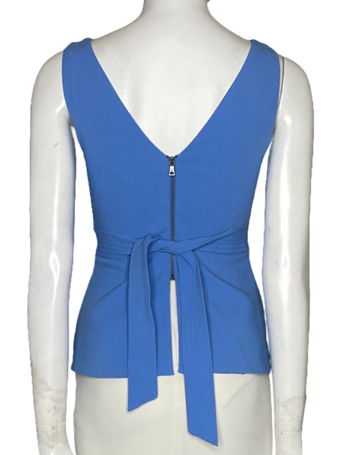 Blusa BCBG Cinturón Azul - Talla XXS