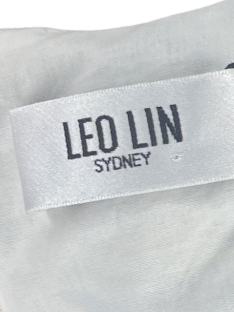 Vestido Leo Lin Estampado Mariposa Blanco-Talla 6