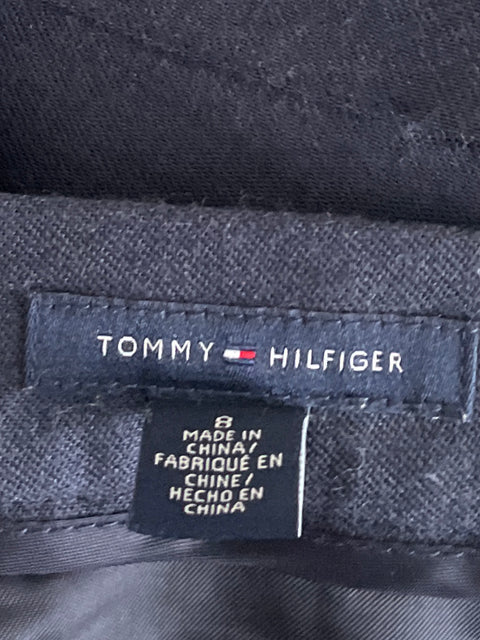 Falda Tommy Hilfiger Plisada Mini Azul-Talla 8