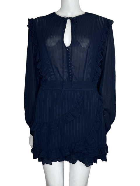 Romper Maje Manga Larga Azul-Talla 38