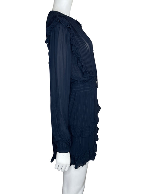 Romper Maje Manga Larga Azul-Talla 38