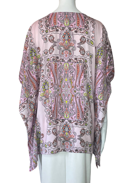 Blusa Victoria Secret Estampado Rosado-Talla M