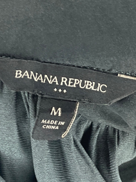 Vestido Banana Republic Halter Fluido Negro-Talla M