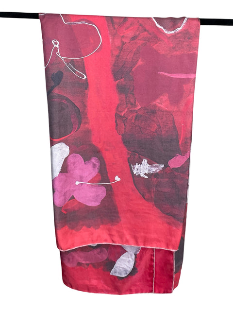 Bufanda Tesoro Tps Estampado Rojo - Talla U