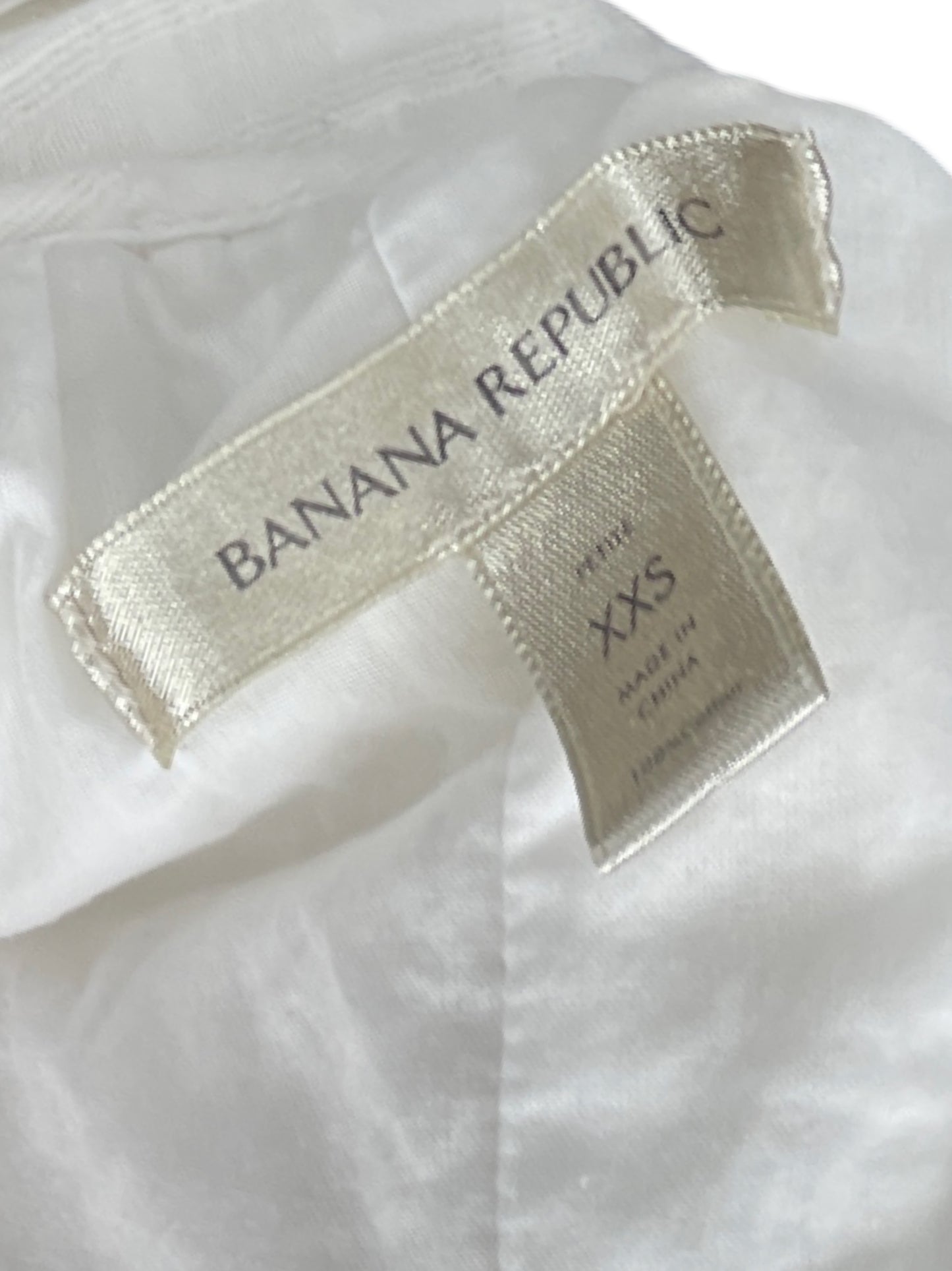 Vestido Banana Republic Fluido Blanco - Talla XXS