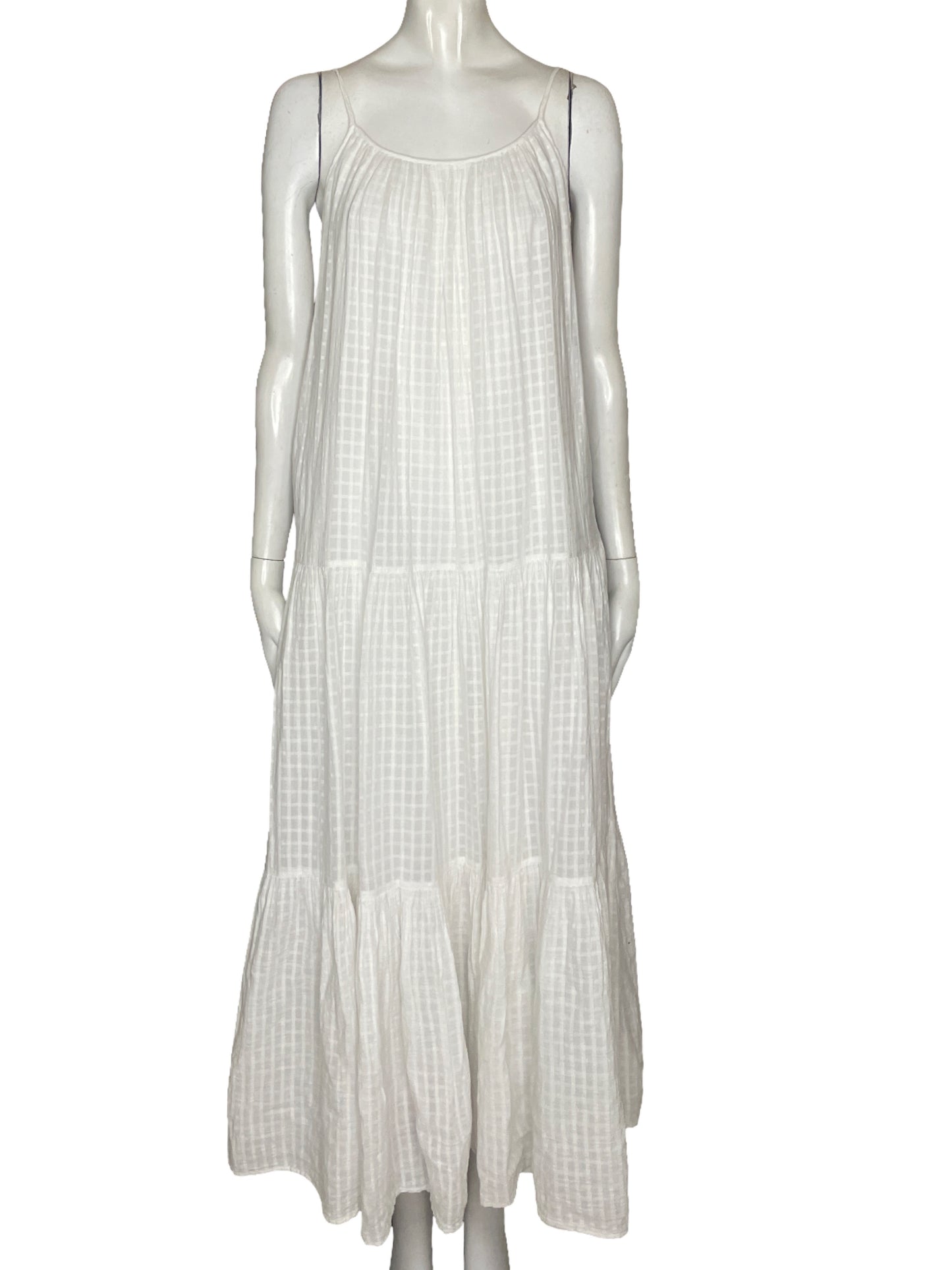 Vestido Banana Republic Fluido Blanco - Talla XXS