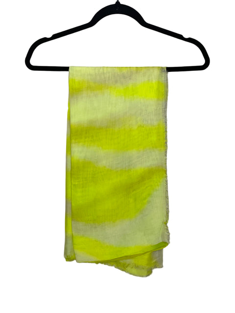 Bufanda Zara Doble Tono Verde-Talla M