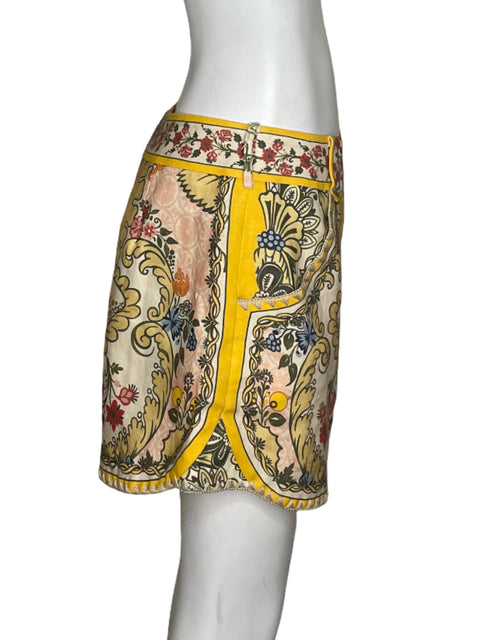 Short Zimmermann Estampado Amarillo - Talla 2
