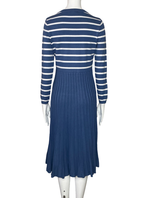 Vestido Zesica Lineas Azul-Talla M