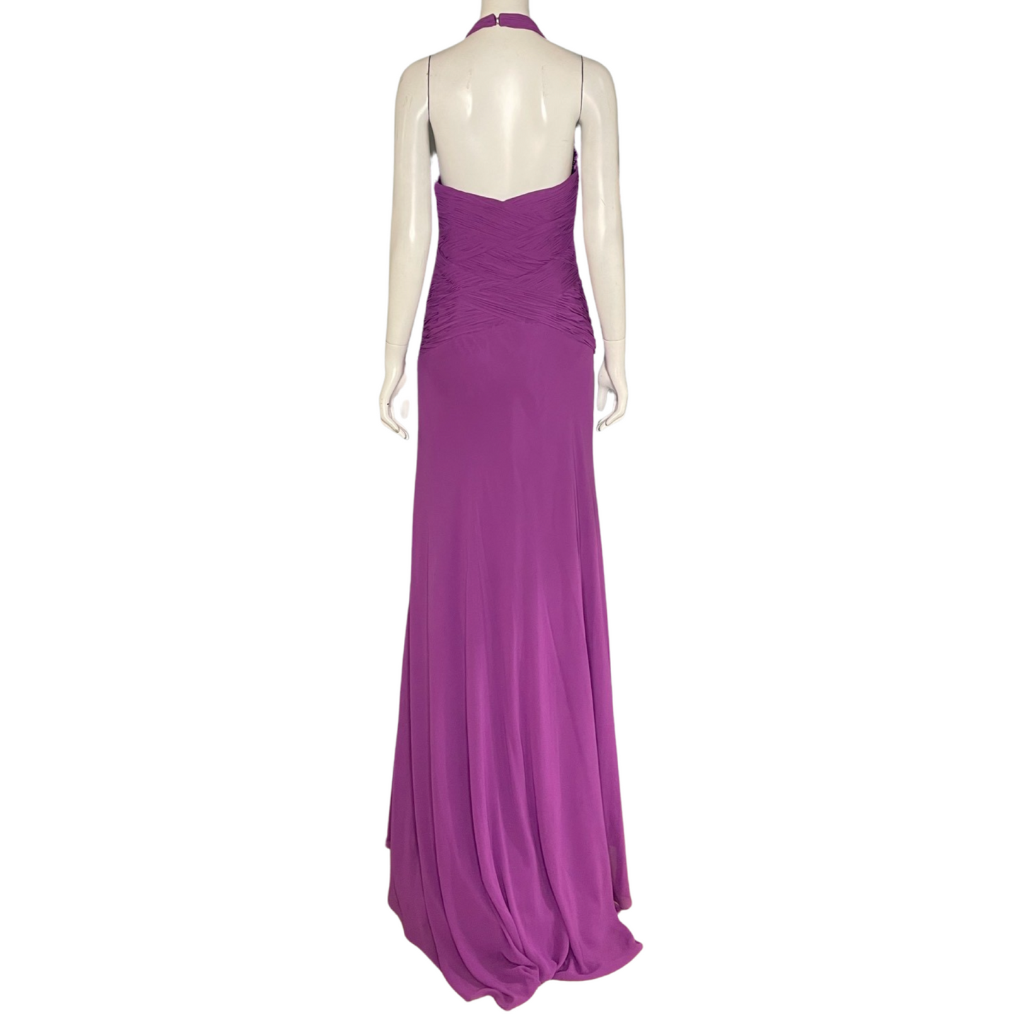 Vestido Sonia Peña Plisado Morado - Talla M