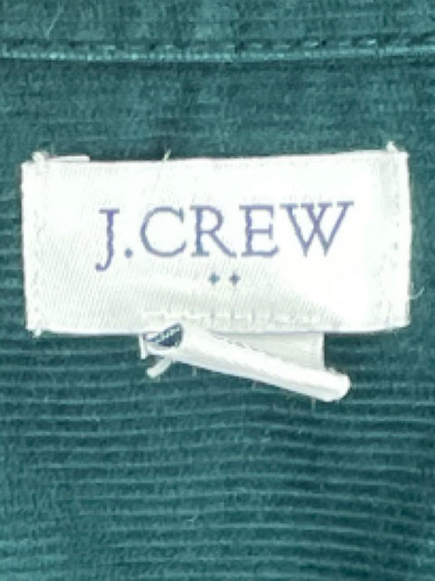 Camisa J.Crew  Acanalado Bolsillo Verde-Talla XL
