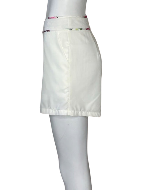 Short Chicways Acampanado Blanco-Talla M