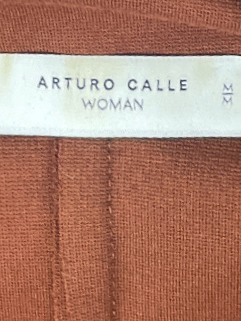 Chaleco Arturo Calle Sin Bolsillo Marron-Talla M