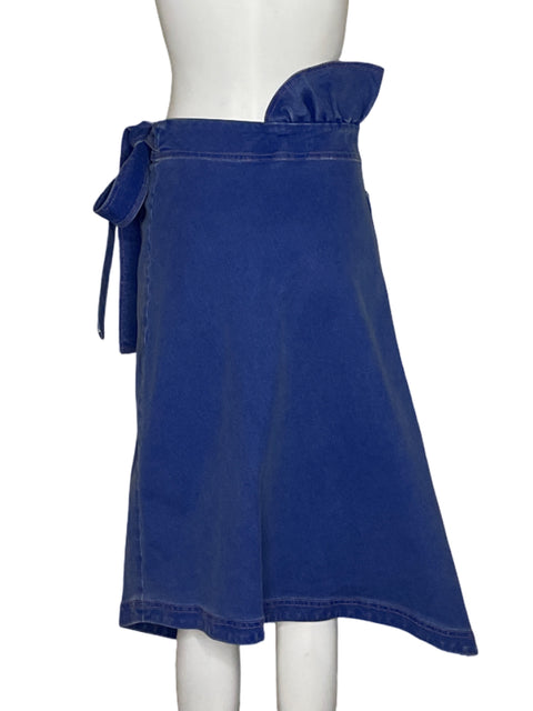 Falda Pinkfolosofy Asimétrica Denim Azul - Talla M