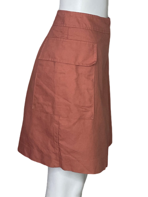 Falda Banana Republic Cargo Cruzado Naranjado-Talla 10