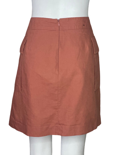 Falda Banana Republic Cargo Cruzado Naranjado-Talla 10