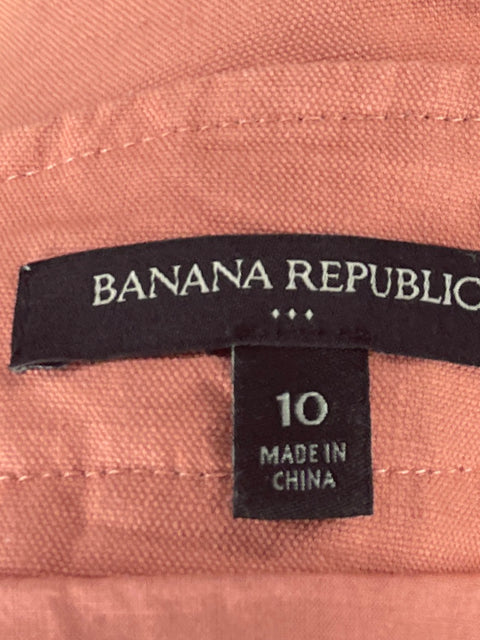Falda Banana Republic Cargo Cruzado Naranjado-Talla 10