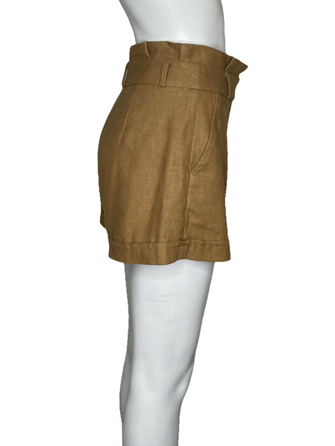 Short Studio F Paper Bag Marrón-Talla 2