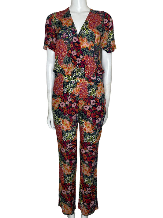Mono Ba&sh Floral Azul-Talla 0