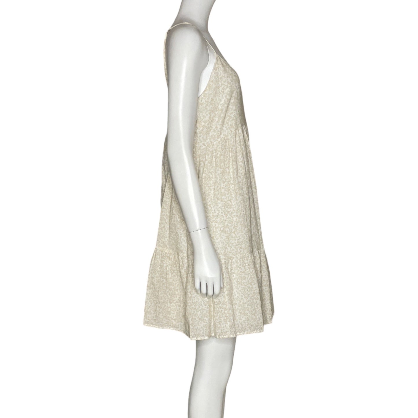 Vestido Wild Fable Mini Flores Beige-Talla M