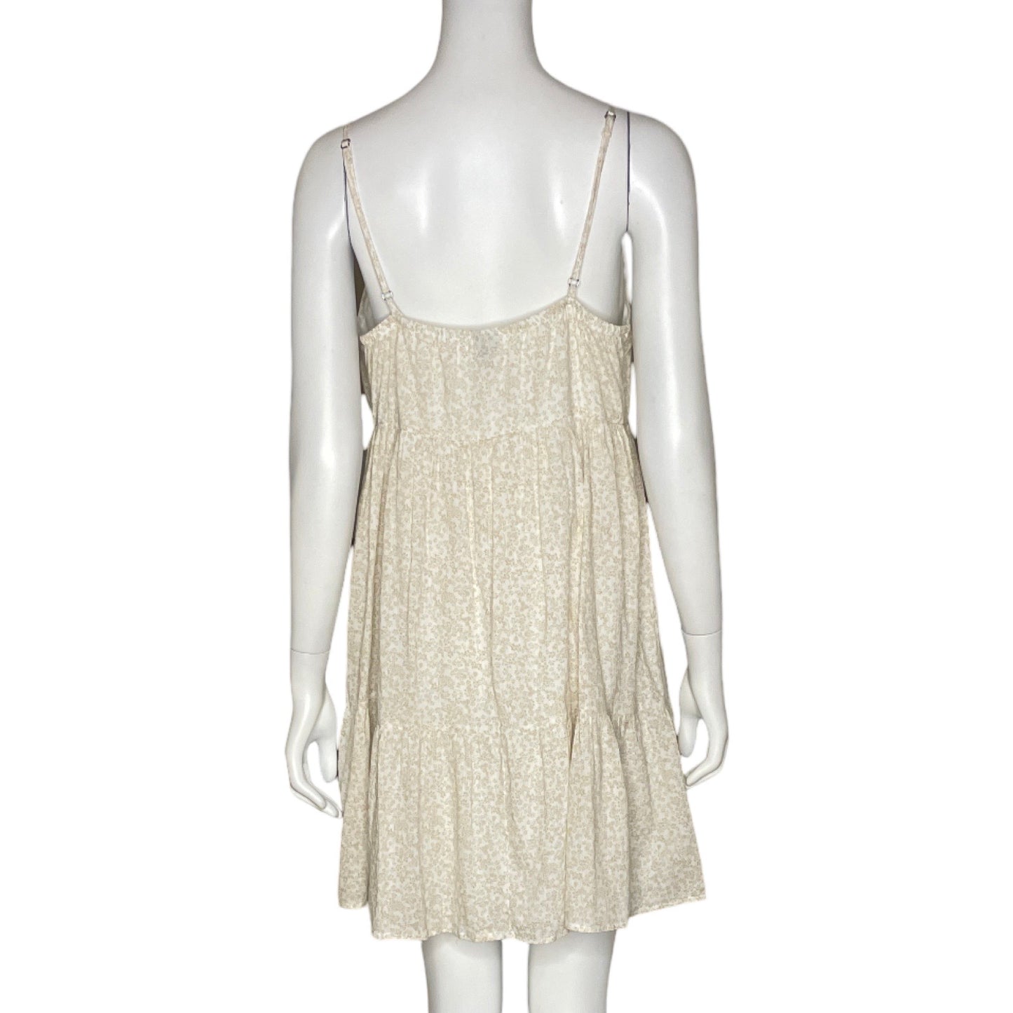 Vestido Wild Fable Mini Flores Beige-Talla M