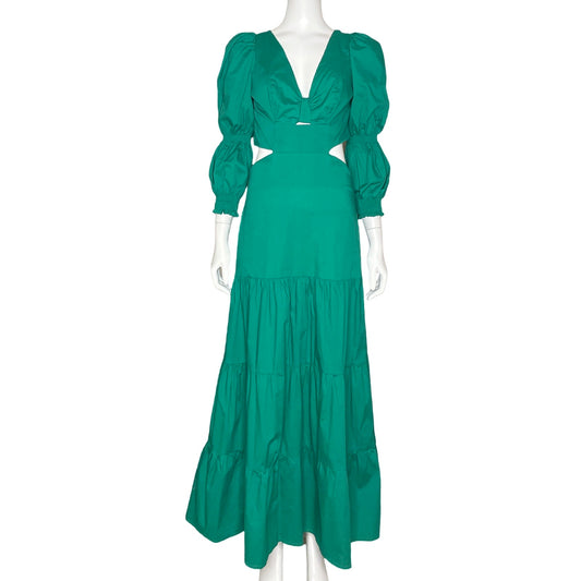 Vestido Bless Me Cut Out Verde-Talla M