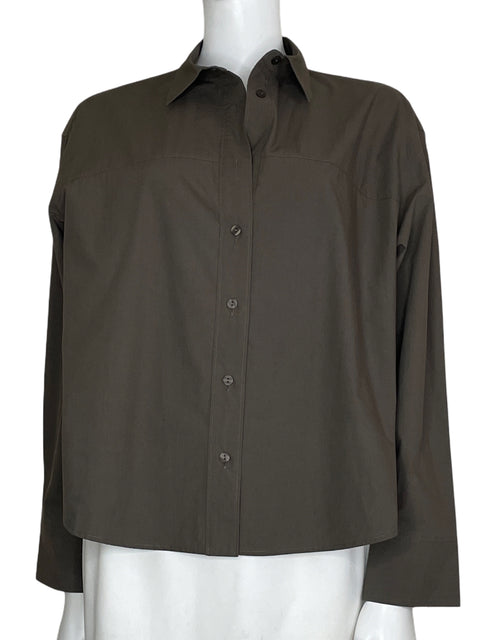 Camisa Massimo Dutti  Verde-Talla M