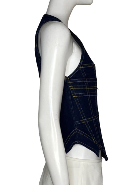 Chaleco Miaou Denim Azul - Talla M