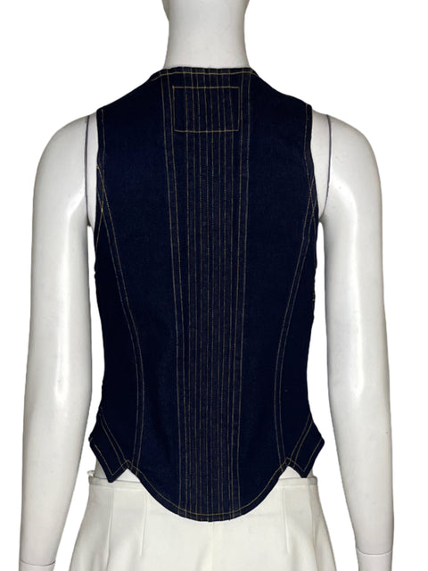 Chaleco Miaou Denim Azul - Talla M