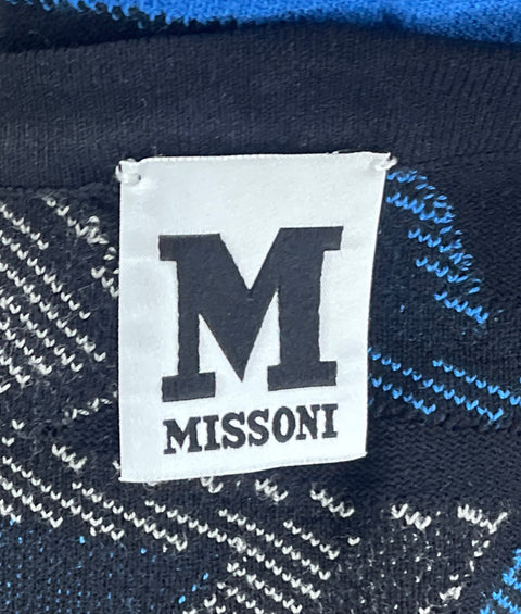 Falda Missoni Punto Azul-Talla 42